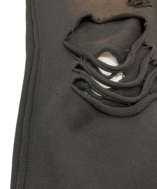 MAISON SPECIAL（メゾンスペシャル）MAISON SPECIAL (メゾンスペシャル) Sweat Distressed Wide Pants ワイドパンツ グレー サイズ:36の古着・服飾アイテム