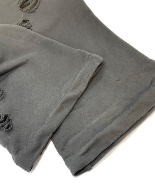 MAISON SPECIAL（メゾンスペシャル）MAISON SPECIAL (メゾンスペシャル) Sweat Distressed Wide Pants ワイドパンツ グレー サイズ:36の古着・服飾アイテム