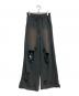 MAISON SPECIAL（メゾンスペシャル）の古着「Sweat Distressed Wide Pants ワイドパンツ」｜グレー