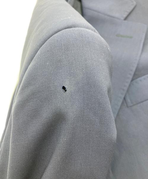 Yves Saint Laurent（イヴサンローラン）Yves Saint Laurent (イヴサンローラン) ライナーYSL刺繍テーラードジャケット ネイビー サイズ:46の古着・服飾アイテム