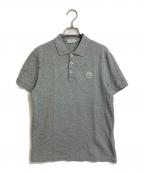 MONCLERモンクレール）の古着「ロゴワッペンポロシャツ　コットンポロシャツ」｜グレー