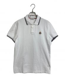 MONCLER（モンクレール）の古着「ポロシャツ」｜ホワイト