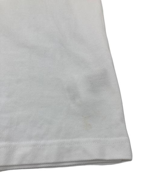 MONCLER（モンクレール）MONCLER (モンクレール) ポロシャツ ホワイト サイズ:Mの古着・服飾アイテム