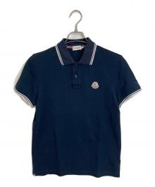 MONCLER（モンクレール）の古着「ロゴワッペンポロシャツ」｜ネイビー