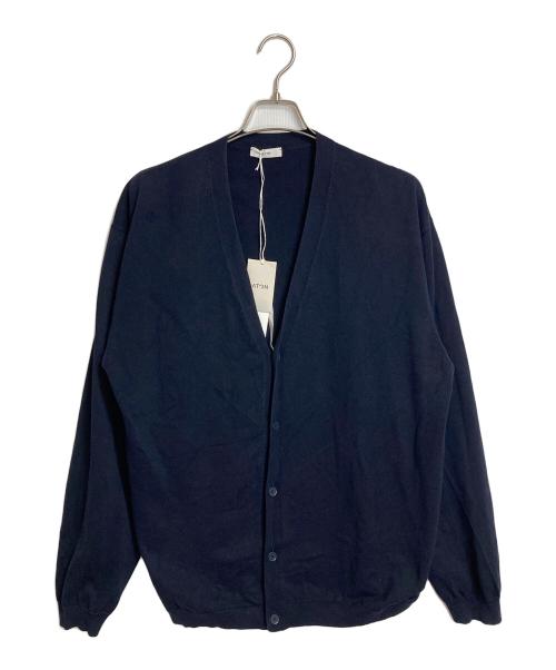 ATON（エイトン）ATON (エイトン) スタンダードカーディガン　コットンカーディガン ネイビー サイズ:06の古着・服飾アイテム