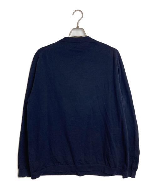ATON（エイトン）ATON (エイトン) スタンダードカーディガン　コットンカーディガン ネイビー サイズ:06の古着・服飾アイテム