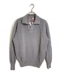 中古・古着通販】NKNIT (ンニット) mix gauge logo KNIT shirts