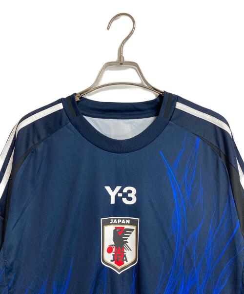 Y-3（ワイスリー）Y-3 (ワイスリー) ゲームシャツ　2024 日本代表　ホームレプリカユニホーム ブルー×ブラック サイズ:2XLの古着・服飾アイテム