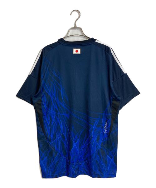 Y-3（ワイスリー）Y-3 (ワイスリー) ゲームシャツ　2024 日本代表　ホームレプリカユニホーム ブルー×ブラック サイズ:2XLの古着・服飾アイテム