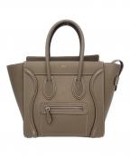 CELINEセリーヌ）の古着「ハンドバッグ　レザーバッグ　ラゲージ マイクロ　スリ」｜スリ