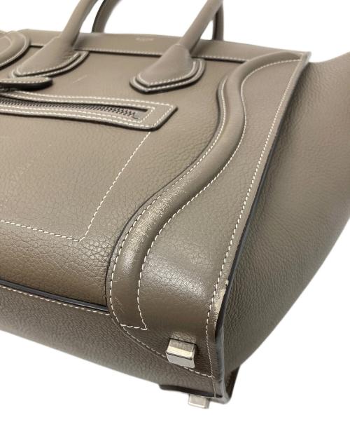 CELINE（セリーヌ）CELINE (セリーヌ) ハンドバッグ　レザーバッグ　ラゲージ マイクロ　スリ スリ サイズ:実寸参照の古着・服飾アイテム