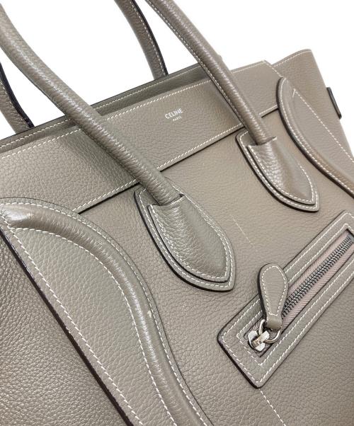 CELINE（セリーヌ）CELINE (セリーヌ) ハンドバッグ　レザーバッグ　ラゲージ マイクロ　スリ スリ サイズ:実寸参照の古着・服飾アイテム