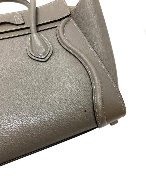 CELINE（セリーヌ）CELINE (セリーヌ) ハンドバッグ　レザーバッグ　ラゲージ マイクロ　スリ スリ サイズ:実寸参照の古着・服飾アイテム