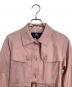 BURBERRY LONDON (バーバリーロンドン) ベルト付ジャケット ピンク サイズ:150センチ：5000円