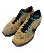 NIKEナイキ）の古着「フライニット レーサー　ランニングシューズ　スポーツ　アウトドア」｜イエロー