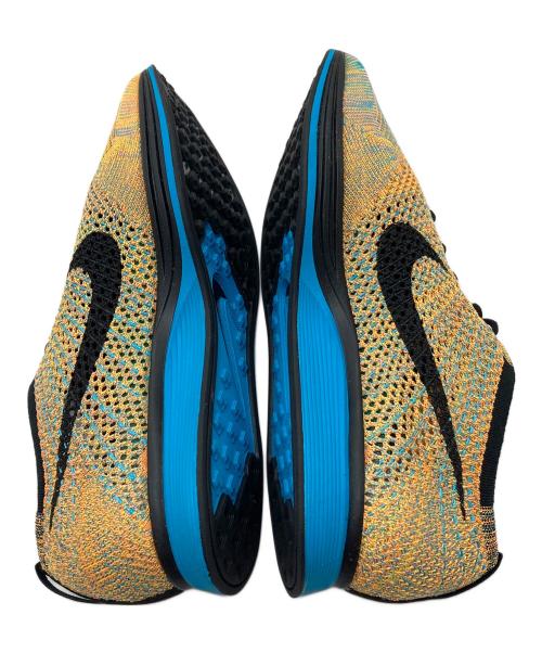 NIKE（ナイキ）NIKE (ナイキ) フライニット レーサー　ランニングシューズ　スポーツ　アウトドア イエロー サイズ:US 10の古着・服飾アイテム