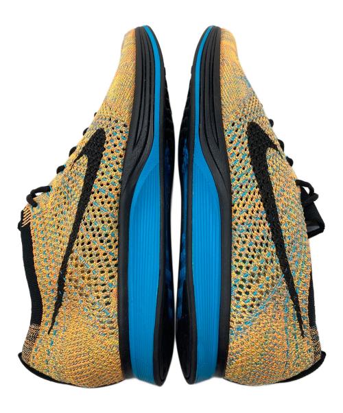 NIKE（ナイキ）NIKE (ナイキ) フライニット レーサー　ランニングシューズ　スポーツ　アウトドア イエロー サイズ:US 10の古着・服飾アイテム