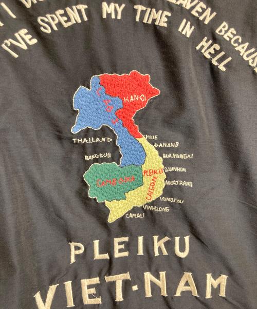 東洋エンタープライズ（トウヨウエンタープライズ）東洋エンタープライズ (トウヨウエンタープライズ) 1960s Style Cotton Vietnam Jacket  ベトナムジャケット　ベトジャン　エイジングモデル ブラック サイズ:Mの古着・服飾アイテム