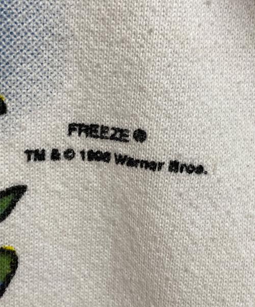 LOONEY TUNES（ルーニーチューンズ）LOONEY TUNES (ルーニーチューンズ) 【古着】1996コピーライト プリントスウェット　キャラクタープリントスウェット　USA製 ホワイト サイズ:XLの古着・服飾アイテム