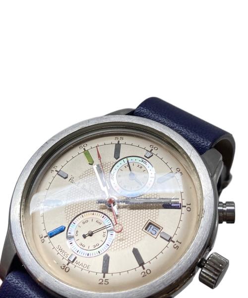 PAUL SMITH（ポールスミス）Paul Smith (ポールスミス) ケンブリッジアナログ腕時計　リストウォッチ ベージュ×ネイビー サイズ:実寸参照の古着・服飾アイテム