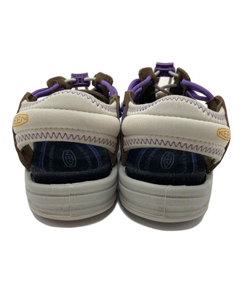 KEEN（キーン）KEEN (キーン) emmi atelier (エミアトリエ) UNEEK II OT  ユニーク　サンダル　スポーツ　アウトドア パープル×ブラウン サイズ:US6の古着・服飾アイテム