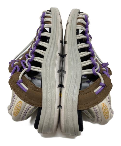 KEEN（キーン）KEEN (キーン) emmi atelier (エミアトリエ) UNEEK II OT  ユニーク　サンダル　スポーツ　アウトドア パープル×ブラウン サイズ:US6の古着・服飾アイテム