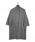 kurashi&trips publishingクラシアンドトリップス パブリッシング）の古着「アルパカ混ロングカーディガン　ライトアウター」｜グレー
