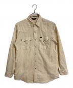 LEEリー）の古着「【古着】70’S ウエスタンシャツ　三角タグ USA製」｜ベージュ
