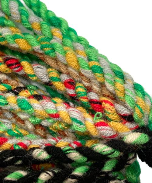 MARNI（マルニ）MARNI (マルニ) ハンモックバッグ　マーケットバッグ　ハンドバッグ　トートバッグ　ストライプ マルチカラー ラスタカラー サイズ:実寸参照の古着・服飾アイテム