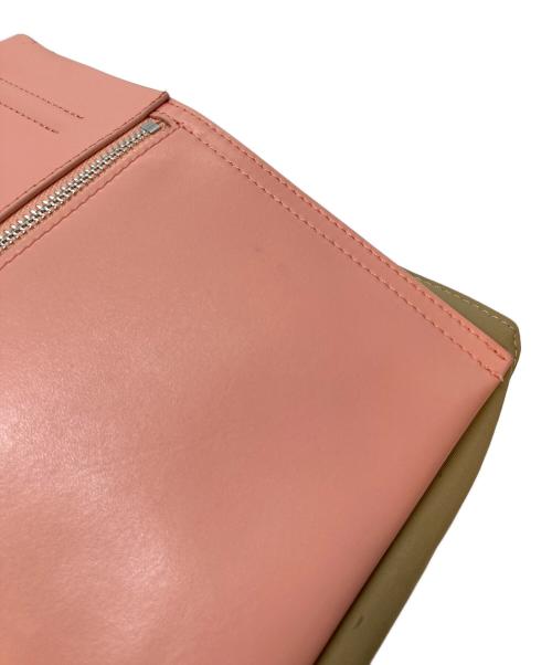 Acne studios（アクネ ストゥディオス）ACNE STUDIOS (アクネ ストゥディオス) ペイパリーナイロントートバッグ　ショルダーバッグ　ハンドバッグ ピンクベージュ サイズ:実寸参照の古着・服飾アイテム