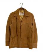 Schott WESTERNショットウエスタン）の古着「WESTERN SUEDE JACKET ウエスタン スウェードレザー ジャケット　USA製」｜ベージュ