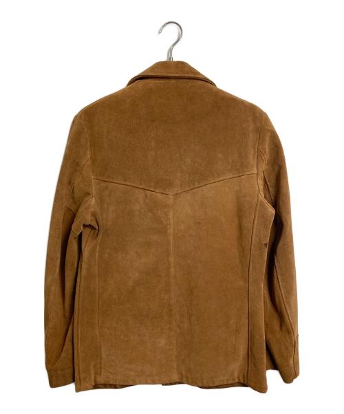 Schott WESTERN（ショットウエスタン）Schott Western (ショットウエスタン) WESTERN SUEDE JACKET ウエスタン スウェードレザー ジャケット　USA製 ベージュ サイズ:38の古着・服飾アイテム