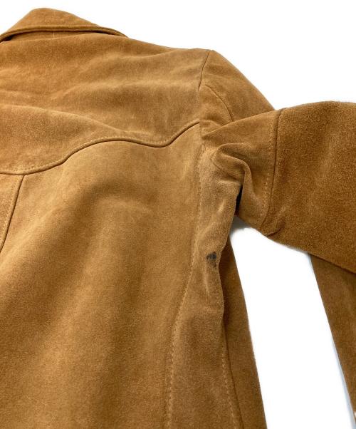 Schott WESTERN（ショットウエスタン）Schott Western (ショットウエスタン) WESTERN SUEDE JACKET ウエスタン スウェードレザー ジャケット　USA製 ベージュ サイズ:38の古着・服飾アイテム