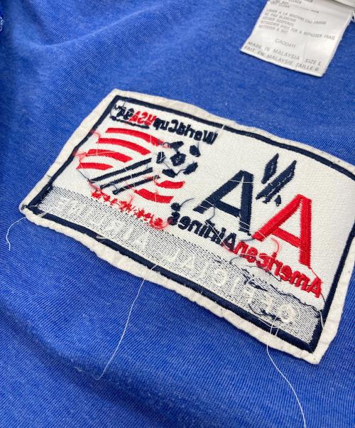 adidas（アディダス）adidas (アディダス) 【古着】90’Sトラックジャケット　 94年ワールドカップ　90年代 ブルー サイズ:Lの古着・服飾アイテム
