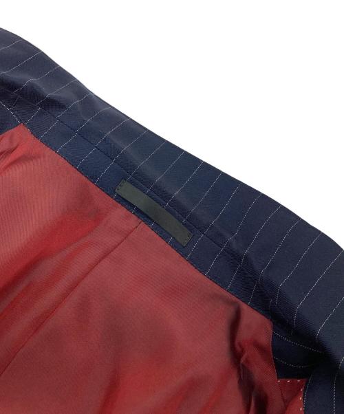 BLACK LABEL CRESTBRIDGE（ブラックレーベル クレストブリッジ）BLACK LABEL CRESTBRIDGE (ブラックレーベル クレストブリッジ) ストライプ3ピーススーツ ネイビー サイズ:40の古着・服飾アイテム