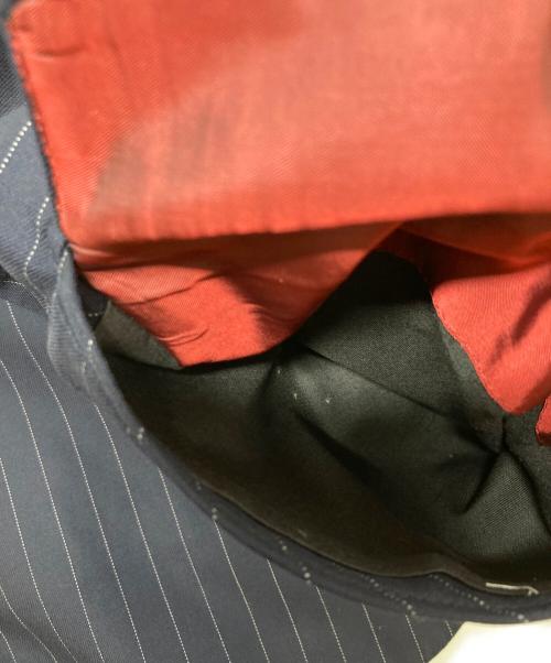 BLACK LABEL CRESTBRIDGE（ブラックレーベル クレストブリッジ）BLACK LABEL CRESTBRIDGE (ブラックレーベル クレストブリッジ) ストライプ3ピーススーツ ネイビー サイズ:40の古着・服飾アイテム