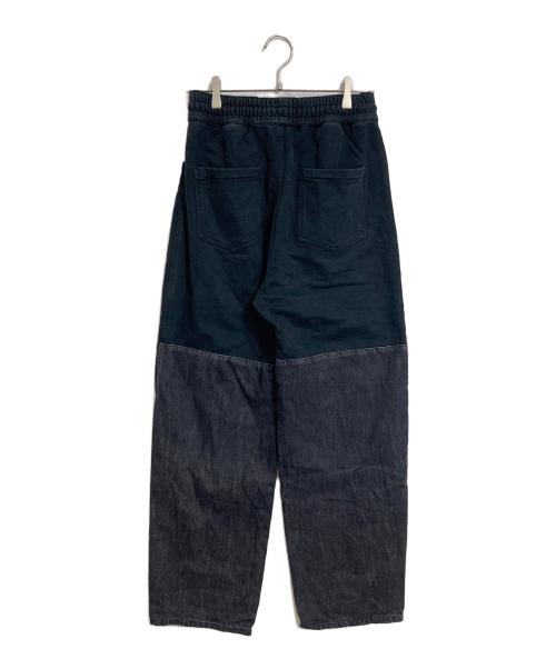 AMOMENTO（アモーメント）AMOMENTO (アモーメント) DRAWSTRING DENIM PANTS スウェットパンツ　5ポケット ブラック サイズ:Sの古着・服飾アイテム