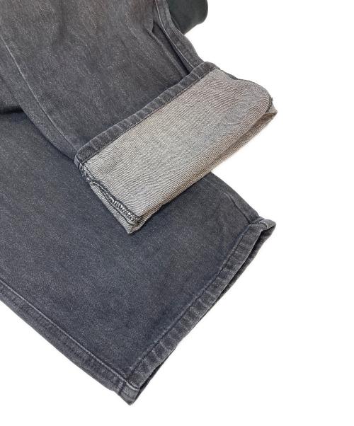 AMOMENTO（アモーメント）AMOMENTO (アモーメント) DRAWSTRING DENIM PANTS スウェットパンツ　5ポケット ブラック サイズ:Sの古着・服飾アイテム