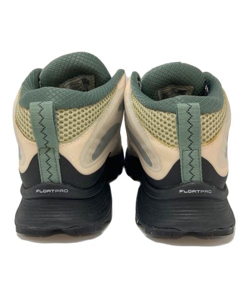 MERRELL（メレル）MERRELL (メレル) トレッキングシューズ　ユニセックス	GORE-TEX モアブ スピード ミッド GTX X SB グリーン×ピンク サイズ:UK5.5の古着・服飾アイテム