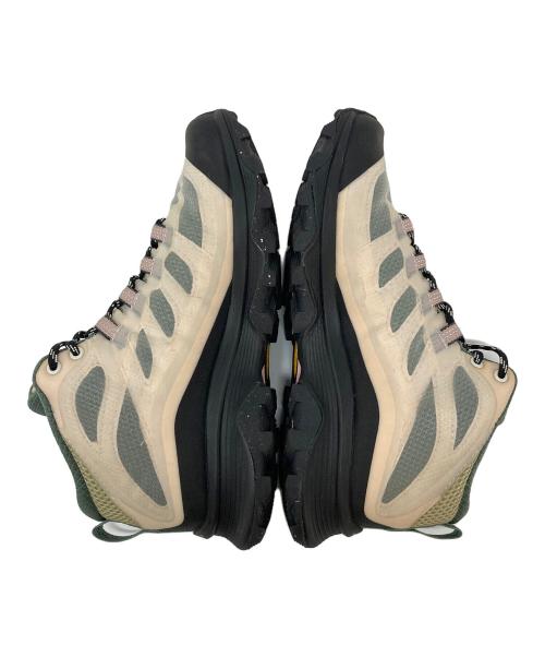 MERRELL（メレル）MERRELL (メレル) トレッキングシューズ　ユニセックス	GORE-TEX モアブ スピード ミッド GTX X SB グリーン×ピンク サイズ:UK5.5の古着・服飾アイテム