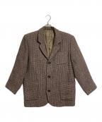 GRAUWORKS×Harris Tweedグロウワークス×ハリスツイード）の古着「ツイードジャケット　ウールジャケット」｜ベージュ