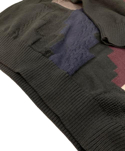 pierre cardin（ピエール・カルダン）pierre cardin (ピエール・カルダン) 90’Sニット　柄ニット　ウールニット マルチカラー サイズ:Lの古着・服飾アイテム