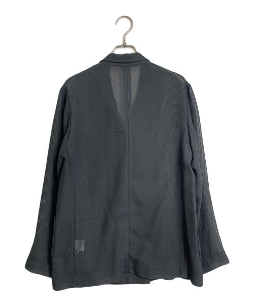 Dignite collier（ディニテ コリエ）Dignite collier (ディニテ コリエ) メッシュダブルジャケット　サマージャケット　SS グレー サイズ: FREEの古着・服飾アイテム