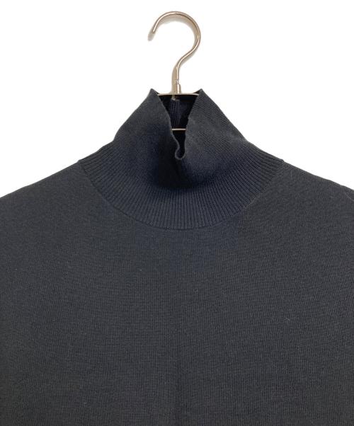 IENA（イエナ）IENA (イエナ) Grossy タートルネックロングプルオーバー　ウールニット　ロングニット　ワンピース ブラック サイズ:実寸参照の古着・服飾アイテム