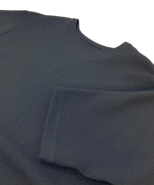 Whim Gazette（ウィムガゼット）Whim Gazette (ウィムガゼット) Vガゼットハーフスリーブプルオーバー　日本製 ブラック サイズ:Mの古着・服飾アイテム