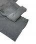 中古・古着 FOLL (フォル) charcoal washed easy pants リネン混パンツ グレー サイズ:3：7000円