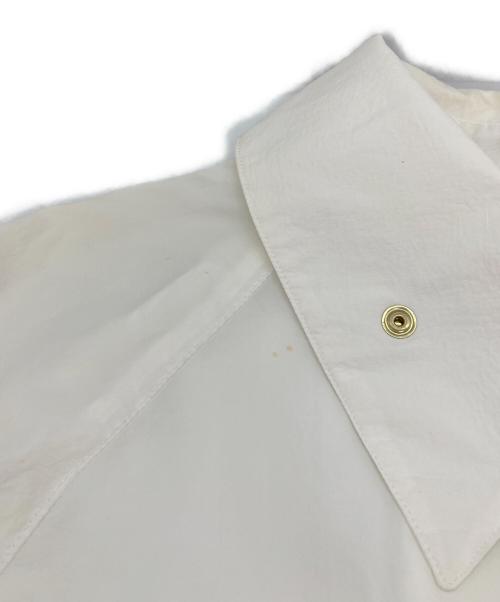 Barbour（バブアー）Barbour (バブアー) STEVEN ALAN (スティーブンアラン) ナイロンコート　ロングコート　ラグラン ホワイト サイズ:40の古着・服飾アイテム