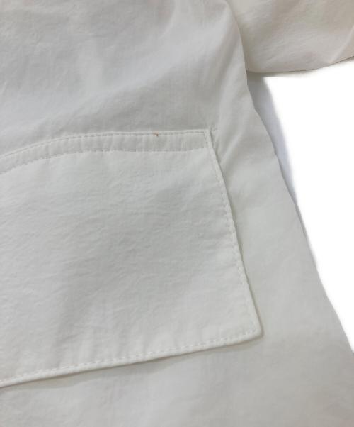 Barbour（バブアー）Barbour (バブアー) STEVEN ALAN (スティーブンアラン) ナイロンコート　ロングコート　ラグラン ホワイト サイズ:40の古着・服飾アイテム