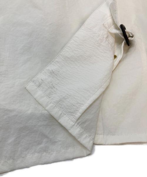 Barbour（バブアー）Barbour (バブアー) STEVEN ALAN (スティーブンアラン) ナイロンコート　ロングコート　ラグラン ホワイト サイズ:40の古着・服飾アイテム