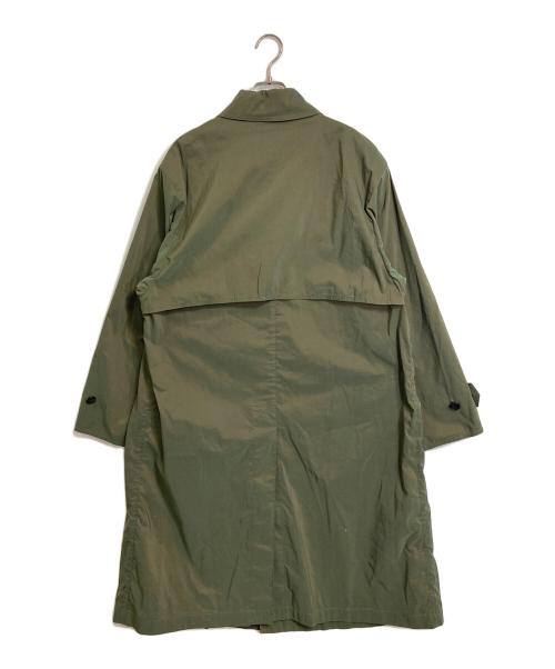 Barbour（バブアー）Barbour (バブアー) ステンカラーコート　玉蟲カラー　structural color グリーン サイズ:38の古着・服飾アイテム